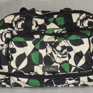 Vera Bradley "Imperial Rose" Rolling Duffel Carry-on Suitcase